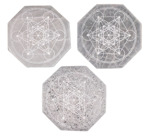 Placa de carga de cristal redonda de selenita pulida Natural, cristales de limpieza, mejor calidad, gran oferta, el mejor regalo - Product Image 2