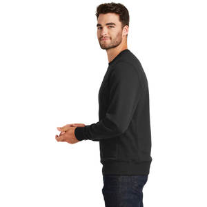 Mens Plain Black Long Sleeve Pullover <b>Jumper</b> Crew Neck Sports Thermal Sweatshirt - Product Image 3