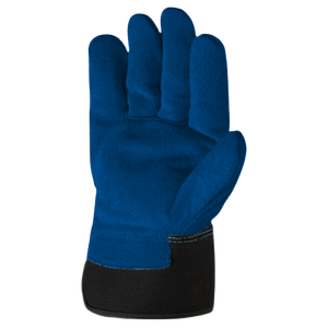 ถุงมือหนังวัวแบบผ่าข้างสำหรับงานหนักถุงมือนิรภัยสะท้อนแสงสำหรับใส่ทำงานที่บ้าน - Product Image 4