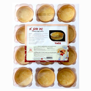 Wholesale Direct Manufacturer Tan Nhat Huong Tart OEM/ODM Bakery Frozen Baked Egg Tart Shell TNH19 420G Dessert <b>Sweet</b> Export - Product Image 1