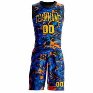 Uniforme de basket-ball de vente chaude pour hommes séchage rapide 100% polyester matériel vêtements de sport respirants uniformes de basket-ball personnalisables - Product Image 2