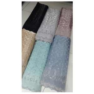 Wholesale Supply Silk Handwork <b>Beads</b> Imported Party Wear <b>Fabric</b> for Making Women Dress Pure Silk abric - Product Image 1