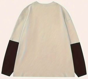 Personnalisé Broderie Boxy Sweat Surdimensionné pour Hommes Respirant Manches Longues Ras Du Cou Taille 6XL Vêtements - Product Image 4