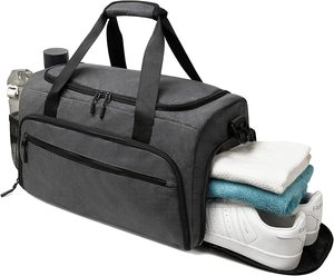 600 Denier poliéster Faixa Duffel Bag com gancho removível e <span class=keywords><strong>Loop</strong></span> Divisores - Product Image 5