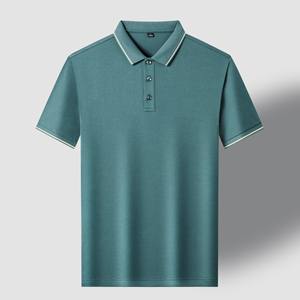 Custom Printed Business Casual Anti-wrinkle Moisture Wicking Polo Luxury <b>Tactical</b> <b>Short</b> Sleeve Polo T-shirt For Men - Product Image 1