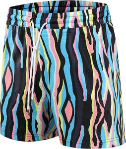 Pantalones cortos de malla transpirables con estampado completo personalizables OEM estampado personalizado comodidad cintura elástica pantalones cortos de malla de baloncesto 2025 - Product Image 3