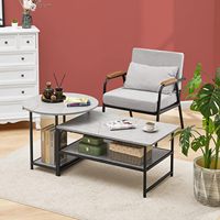 Meubles de salon, tables d'appoint et table basse blanches de luxe avec rangement pour le salon