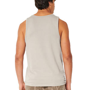 Camiseta sin mangas para hombre de talla grande más vendida, camiseta transpirable en blanco deportiva informal acanalada O-Beck, ropa de gimnasio, camiseta sin mangas para Fitness a la mejor venta - Product Image 3