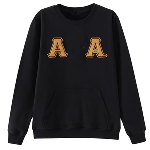 Sudadera Unisex de Forro Polar con Cuello Redondo Alpha Phi Alpha para Mujeres Negras, Bordada con Letras Griegas APA, para Invierno - Product Image 1