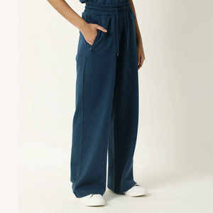 Nouvel Arrivage Pantalon de Survêtement Évasé pour Femme - Hiver, Taille Élastique, Logo Personnalisé, 100% Coton Respirant, Vêtement de Fitness de Haute Qualité, Faible MOQ - Product Image 4