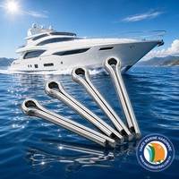 Goupille fendue à ressort marine en acier inoxydable 4x75mm pour gréement, bateaux, yachts et accessoires de quincaillerie nautique