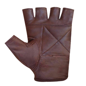 Venta al por mayor 2025 mejor calidad de alta resistencia nuevo estilo guantes de Ciclismo de cuero sin dedos guantes de Ciclismo de alta calidad - Product Image 2