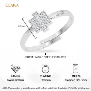 Anillos de Plata de Ley 925 de Primera Calidad para Mujer, Chapados en Rodio con Piedra Natural de Diamante, Joyería Fina, Tipo Anillo para Hombre - Product Image 5