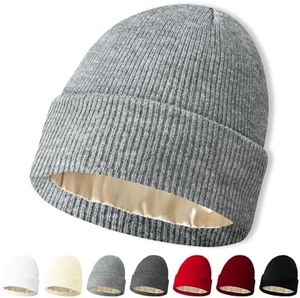 Bonnet en laine personnalisé chapeaux hiver bonnets en tricot OEM acrylique bonnet tricoté pour Street Wear Jacquard 100% laine - Product Image 3