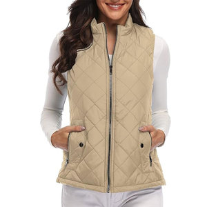 Imperméable et coupe-vent antistatique femmes léger gilet bouffant vêtements d'extérieur hiver chaud sans manches veste bouffante gilet - Product Image 5