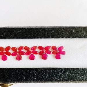 Bracelet rubis en pierre naturelle de qualité AAA luxueuse conception de coupe parfaite à lustre élevé pour la fabrication de bijoux certifié IGI - Product Image 4