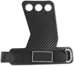 Poignées de gymnastique à logo personnalisé pour barres, haltérophilie, matériau en carbone synthétique, poignées crossfit - Product Image 3