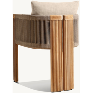 Chaise en teck en vente chaude, style moderne, avec coussin moelleux, anti-fongique et anti-pourriture, pour l'extérieur - Product Image 5