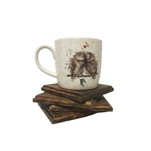 Unique Square Shape Tea Mug <b>Coaster</b> for Restaurant Customized Size 100% <b>Wooden</b> <b>Coasters</b> for Home & Office Unique Mats & Pads - Product Image 1