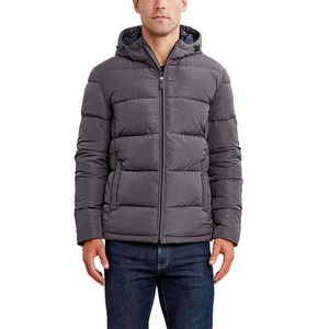 Veste matelassée à capuche pour homme, décontractée, slim, style streetwear, hiver, chaude, vente en gros d'usine, confortable et élégante - Product Image 6