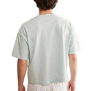 OEM personalizado 230 GSM 85% algodón 15% poliéster mezcla camisetas bordado personalizado camiseta suave mezcla poliéster camiseta - Product Image 5