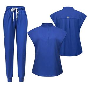 Ensemble de blouses d'hôpital, uniforme d'infirmière, vente en gros, ensembles d'uniformes médicaux en spandex - Product Image 3