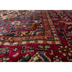 Tapis en soie noué à la main Gulmarg Pae-5819, motif médaillon rose et violet, pour la maison, 9x12, rectangulaire, pour couloir, pour la décoration du salon - Product Image 3