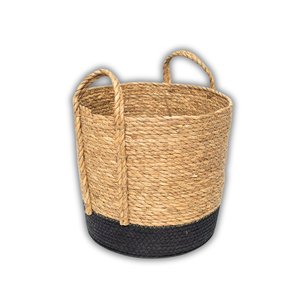 Cesta de lavandería de hierba marina económica, macetas modernas para decoración del hogar, hechas a mano en Vietnam, personalización de alta calidad - Product Image 1
