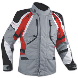 เสื้อแจ็กเก็ตมอเตอร์ไซด์สำหรับทุกฤดูกาลเสื้อกีฬาแข่งรถสีขาวกันลมระบายอากาศไซส์ใหญ่พิเศษ - Product Image 3