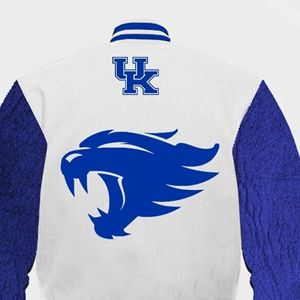 Premium Kentucky University Wildcats Varsity Bomber Jacket Diseño atrevido Punto transpirable para un ajuste cómodo de invierno - Product Image 4