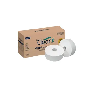 Clean Cimri Rulopak Premium Papier toilette en bambou 2 plis 4 Kg Jumbo Roll - Product Image 1