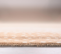 Antelope Cheetah Blue Animal Contemporary Handmade 100% Tapis en laine Tapis (Neutre 9 'x 12' ) High Pile Modern Home