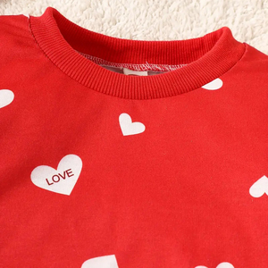 Chándal Personalizado para Niñas, Estampado Informal, Talla Grande, Algodón/Poliéster de Alta Calidad, OEM con Logotipo Personalizado - Product Image 3