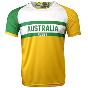 เสื้อรักบี้ลายทางผ้าโพลีเอสเตอร์ระบายอากาศ - Product Image 4