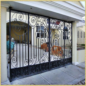 Puerta de hierro forjado personalizada para entrada privada construida por el proveedor de Vietnam utilizando métodos tradicionales y maquinaria moderna - Product Image 2