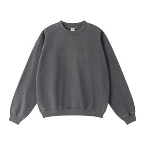 Sweat à capuche femme sweat femme OEM 360g French Terry Dip Dye Acid Washed Oversized Plus Size Sweatshirt - Product Image 4