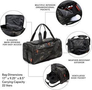 Sac de sport haute capacité pour le fitness et les sports de voyage Sac polochon pour hommes et femmes - Product Image 6