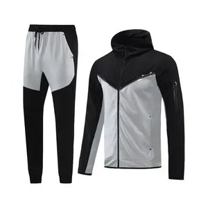 Survêtement de jogging personnalisé imprimé décontracté, vente en gros, multicolore, uni, sublimé, unisexe, 100% coton, antibactérien, poids moyen - Product Image 5