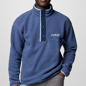 เสื้อสเวตเชิ้ตผู้ชายแบบคอตั้ง ดีไซน์บล็อกสี วัสดุคุณภาพสูง ระบายอากาศได้ดี  รับสกรีนโลโก้ - Product Image 1