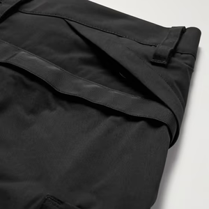 Pantalones utilitarios ajustados con logotipo personalizado, pantalones cargo de nailon para hombre, pantalones con bolsillo lateral - Product Image 3