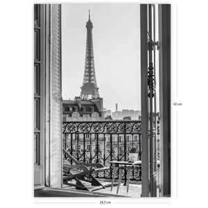 Impression d'art Tour Eiffel DIN A3 pour décoration murale - Product Image 4