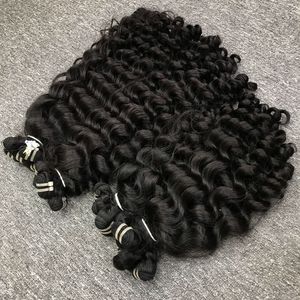 Cabello crudo vietnamita, paquete de cabello rizado, cabello ondulado, extensión de cabello humano para mujeres negras - Product Image 4