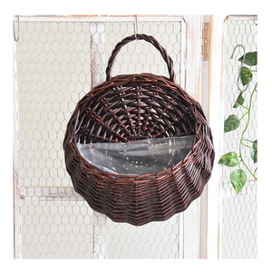 Cesta de almacenamiento personalizable para decoración del hogar, nuevo diseño, maceta de ratán para colgar en la pared, maceta del fabricante de Vietnam - Product Image 4
