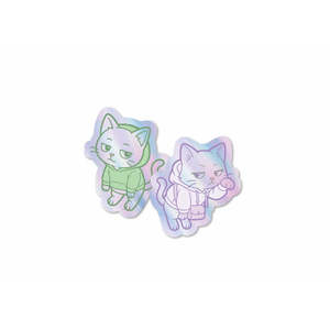 Aurora Custom Promotional <b>Sticker</b> - Product Image 1