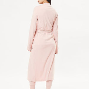 Vestaglia da Notte per Donna 100% Cotone, Manica Lunga, Organica, Ecologica, Pigiama da Lounge - Product Image 2