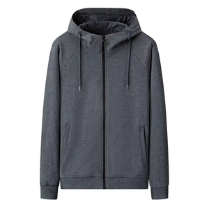 Sweat à capuche léger pour homme en coton 100% imperméable avec fermeture éclair, pour l'entraînement, la course à pied, coupe ample, logo personnalisé, processus de vente en gros Impex - Product Image 1