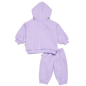 Sweat à capuche et pantalon de survêtement pour enfants personnalisés en gros Ensembles de survêtements pour enfants à motif uni pour garçons et filles pour l'hiver - Product Image 2