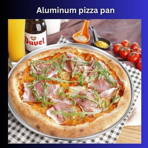 Moule à pizza en alliage d'aluminium antiadhésif nouveau plateau de cuisson au carbone pour barbecue outil de cuisine moule à gâteau pour la préparation des aliments vente en gros - Product Image 6