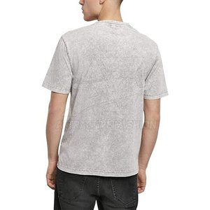 Service OEM – T-shirts légers pour hommes effet délavé – T-shirts slim fit pour hommes effet délavé, très tendance - Product Image 2