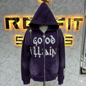 Venta superior Su propio logotipo más demandado Cremallera Sudadera con capucha Puff Impreso fábrica hecha precio barato sudaderas con capucha hombres sudaderas con capucha para hombres - Product Image 3